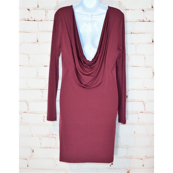 BCBGENERATION Draped Open Back Dress - Picture 3 of 6